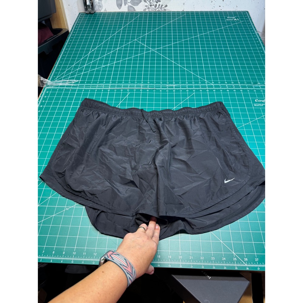 Nike Womens Dri-FIT Running Shorts Black 3X Plus Size 847761-018